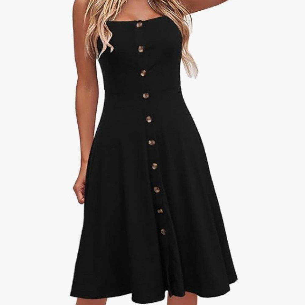 Berydress Women’s Functional button-down Summer Dress - Picture 1 of 9